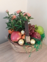 Autumn fruit basket